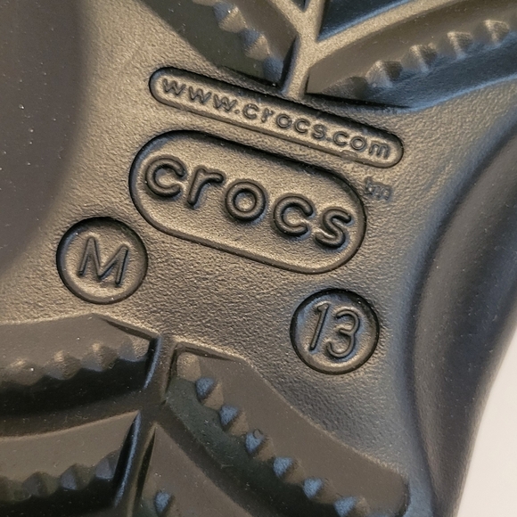 NWT Crocs Clogs Classic All-Terrain Clog Black/Grey Men's Size 13 US - Picture 13 of 15